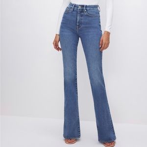 Good American Blue Boot Cut Jeans
